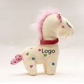 12" Rainbow Large White Horse Plush Toys